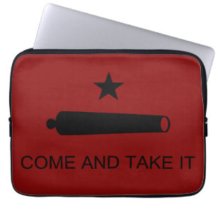 Funda Para Portátil ¡Ven y Tómala! Bandera de batalla del estado de Te