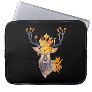 Funda Para Portátil Venado Con Flores