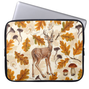 Funda Para Portátil Venado en el bosque otoñal