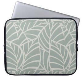 Funda Para Portátil Venas Botánicas Minimalistas