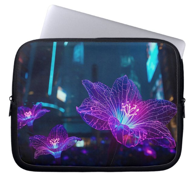 Funda Para Portátil Venas neón abstractas 10' (Frente)