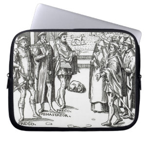 Funda Para Portátil Venta del pregonero, después de un grabar en