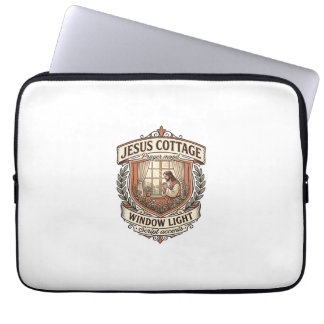 Funda Para Portátil Ventana de la Cabaña de Jesús Luz Ventana de la Ca