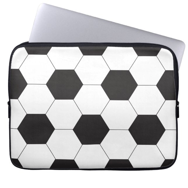 Funda Para Portátil Ventilador de fútbol de vuelta a la escuela (Frente)