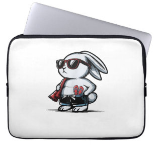 Funda Para Portátil Verano Beach Rabbit Bunny Beach-Goer