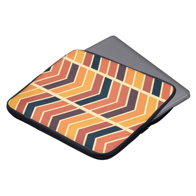 Funda Para Portátil Verano Chevron (Superior anverso)