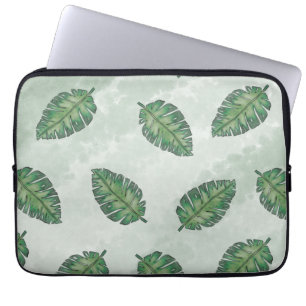 Funda Para Portátil Verano con hoja verde