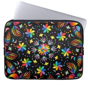 Funda Para Portátil Verano De Patrón Floral Y Glamuroso Sin Marea