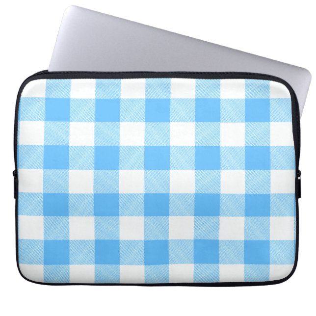Funda Para Portátil Verano lento de cielo a cuadros (Frente)