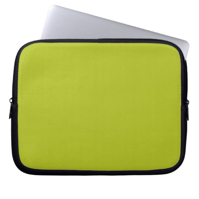 Funda Para Portátil Verde ácido (color sólido) (Frente)