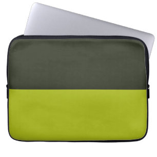 Funda Para Portátil Verde ácido - negro verdoso