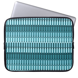 Funda Para Portátil Verde azulado Estilo Azul Estilo Moderno Abstracto