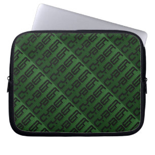 Funda Para Portátil Verde cibergráfico de Guay