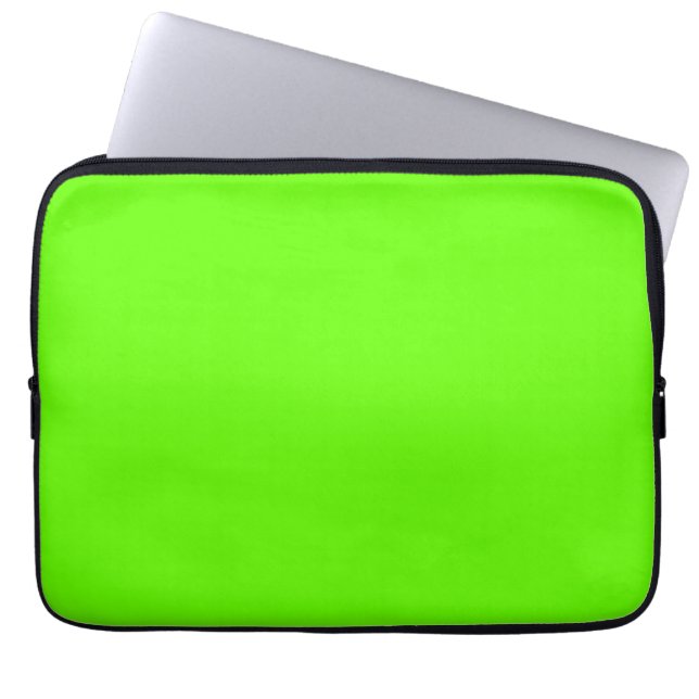 Funda Para Portátil Verde claro (color sólido) (Frente)