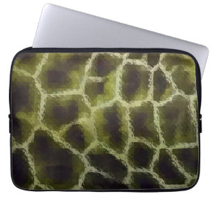 Funda Para Portátil Verde de oliva para impresión en animales