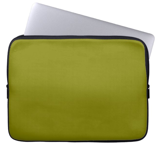 Funda Para Portátil Verde oliva clásico (Frente)