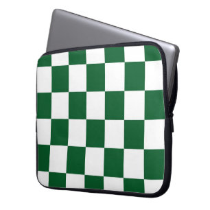 Funda Para Portátil Verde y blanco controlado