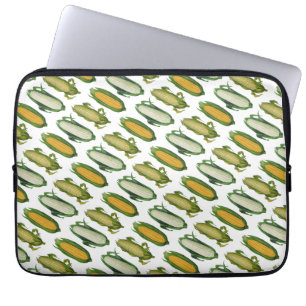 Funda Para Portátil Verduras Saludables de Comida Antigüa, Maíz Fresco
