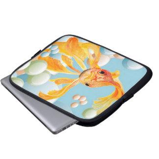 Funda Para Portátil VerMillón De Peces De Oro En El Agua Pastel De Bur