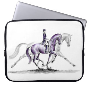 Funda Para Portátil Vestido caballo en Trot Piaffe