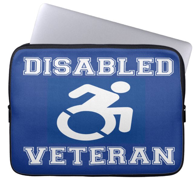 Funda Para Portátil Veterano discapacitado (Frente)
