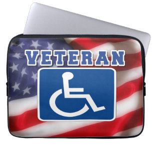 Funda Para Portátil Veteranos discapacitados de los Estados Unidos