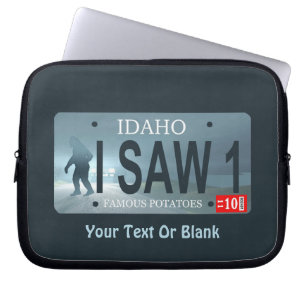 Funda Para Portátil "Vi 1" Placa de licencia Sasquatch
