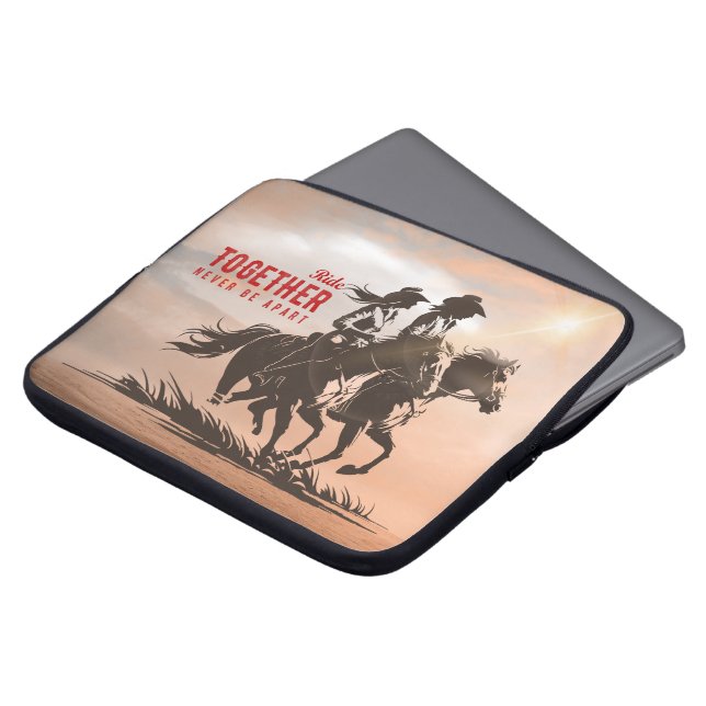 Funda Para Portátil Viajar juntos - Una maravillosa vida occidental |  (Superior anverso)