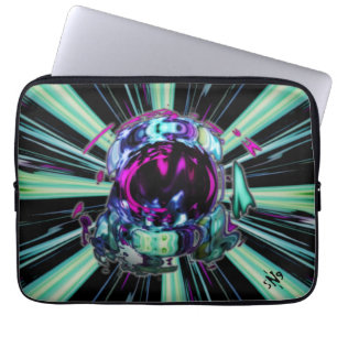 Funda Para Portátil Viaje del astronauta v3