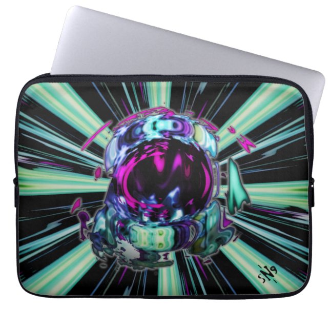 Funda Para Portátil Viaje del astronauta v3 (Frente)