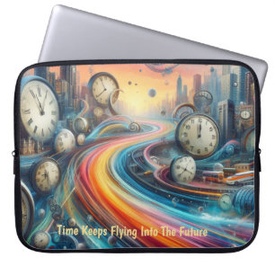 Funda Para Portátil Viaje por carretera de Warp de tiempo