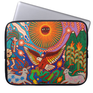 Funda Para Portátil Viaje tribal maya mexicano de Boho del arte de
