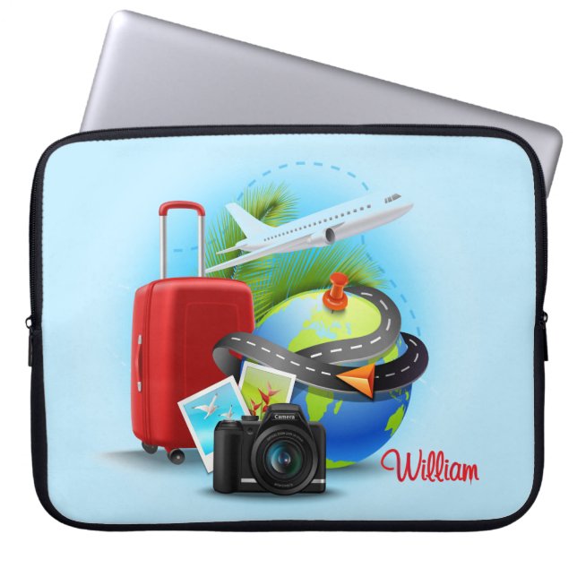 Funda Para Portátil Viajero personalizado (Frente)