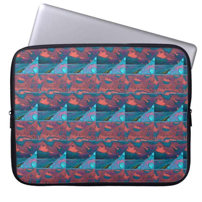 Funda Para Portátil Viajes, un patrón abstracto (Frente)