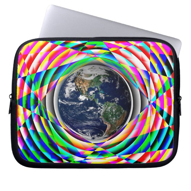 Funda Para Portátil Vibes terrestres de Kenneth Yoncich (Frente)