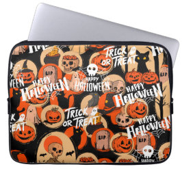 Funda Para Portátil Vibraciones espeluznantes de Halloween lindas y at