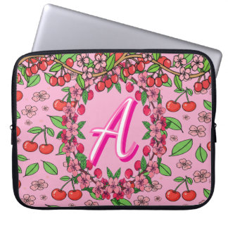 Funda Para Portátil Vibraciones rojas de cereza Kawaii Estética femeni