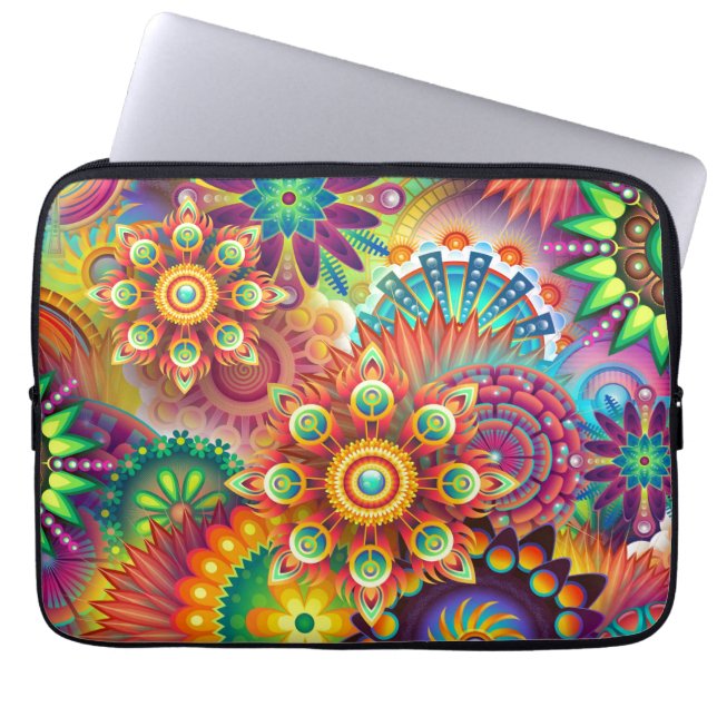 Funda Para Portátil Vibrant Abstract (Frente)