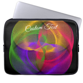 Funda Para Portátil Vibrant Glossy Finish Geometric Laptop Case