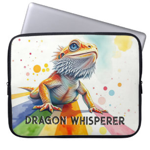 Funda Para Portátil Vibrante Beart Dragon Art Colorful Watercolor