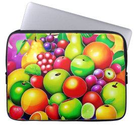 Funda Para Portátil Vibrante Fruit Medley Art