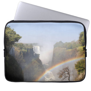 Funda Para Portátil Victoria Falls Rainbow Waterfall Photo