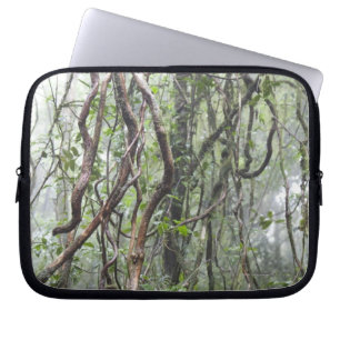 Funda Para Portátil vid y ramas torcidas en selva tropical