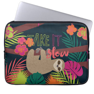 Funda Para Portátil Vida de la pereza - tómelo lento