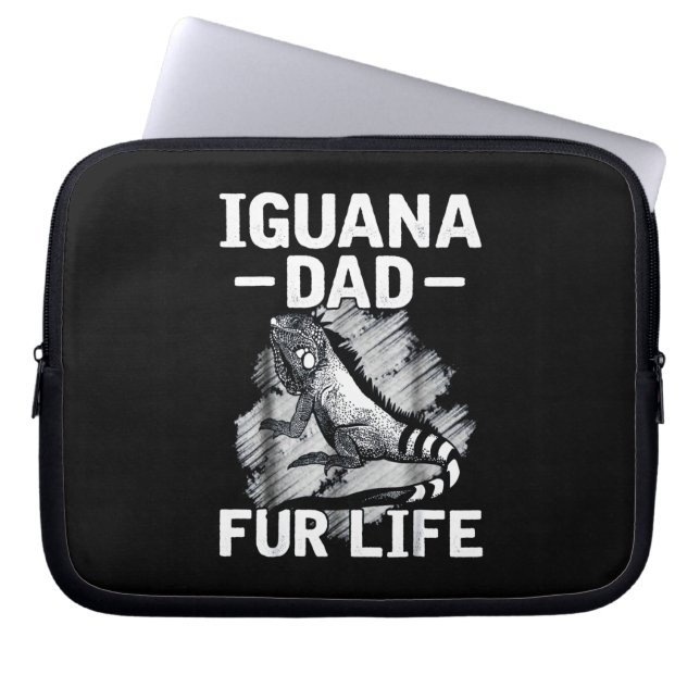 Funda Para Portátil Vida de los papas de Iguana (Frente)