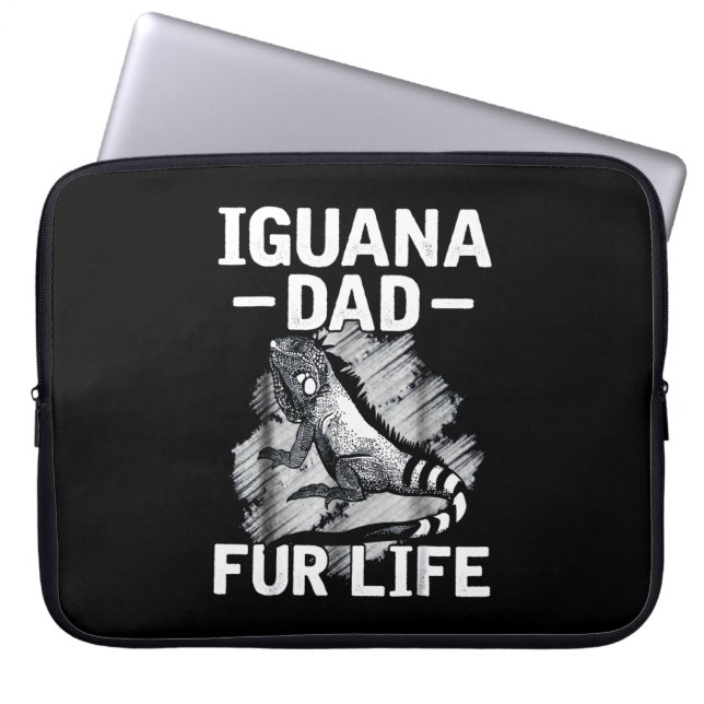 Funda Para Portátil Vida de los papas de Iguana (Frente)