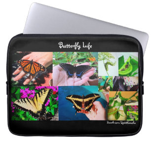 Funda Para Portátil Vida de mariposa