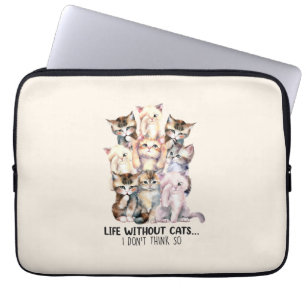 Funda Para Portátil ¿Vida sin gatos? No lo creo