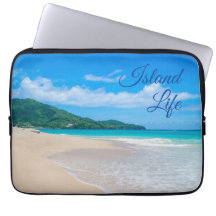 Vida tropical de la isla de la playa