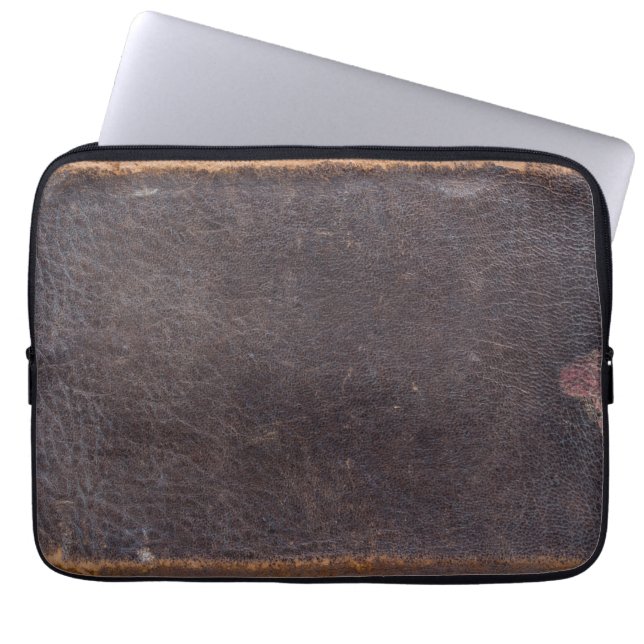 Funda Para Portátil Vieja cubierta de cuero de la biblia (Frente)